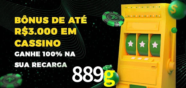 889g melhor bônus de depósito